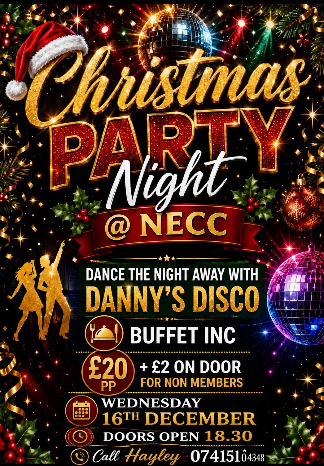Poster for SOLD OUT! - Christmas Party Night with Danny's Disco